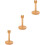 3Pièces Support Rouleau Papier Bois Durable Couleurs Variées Maison 4