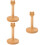 3Pièces Support Rouleau Papier Bois Durable Couleurs Variées Maison 5