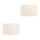2Pièces Coussinet Étanche Bébé En Coton Coloré Beige Pour - 1