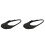 2Pièces Couvre-Chaussures Noir Élastique Anti-Saleté 5