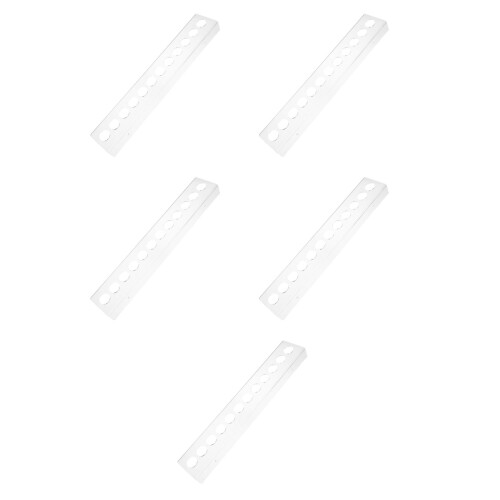 5Pièces Rangement 12 Ciseaux Mural Transparent Pour Barbier