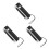 3Pièces Détecteur D'argent Portable Noir PP Pour Usage 1