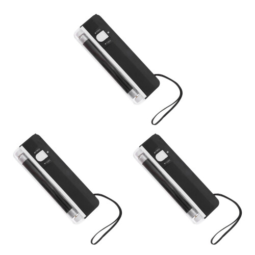 3Pièces Détecteur D'argent Portable Noir PP Pour Usage