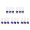 15Pièces À Dents En Nylon Violet Pour Petits Chats 6