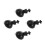 4Pcs Strong Mini Suction Cup Car Holder Black Plastic Mount 1