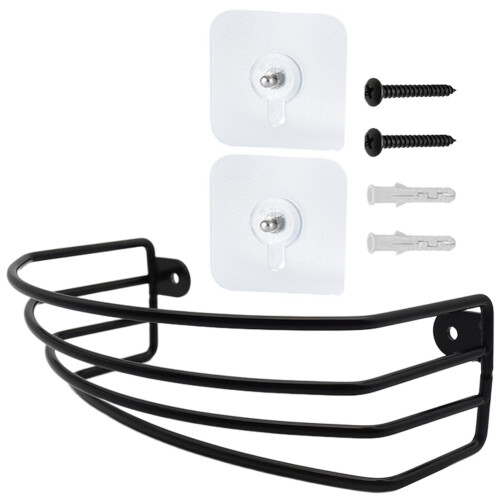 5Pcs Heavy Duty Black Iron Hat Rack Wall Mount for Baseball Caps 2