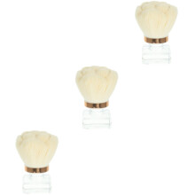 3Pièces Pinceaux Multi-Usage Beige En ABS Pour Et Ongles