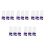 15Pièces À Dents En Nylon Violet Pour Petits Chats 9
