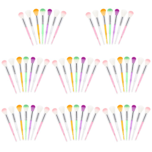 56Pcs Creative Manicure Brushes Assorted Nail Cleaning Dust Brushes
