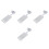 4Pcs Glitter Badge Holder Retractable Acrylic Clip 1