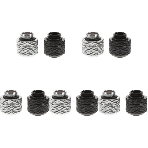 10Pcs Brass G1/4 Threaded Water Cooling System Adapters for Pc Pipes 1