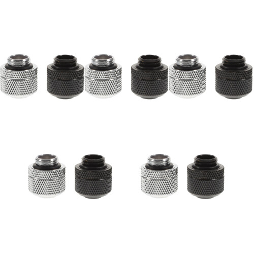10Pcs Brass G1/4 Threaded Water Cooling System Adapters for Pc Pipes 2