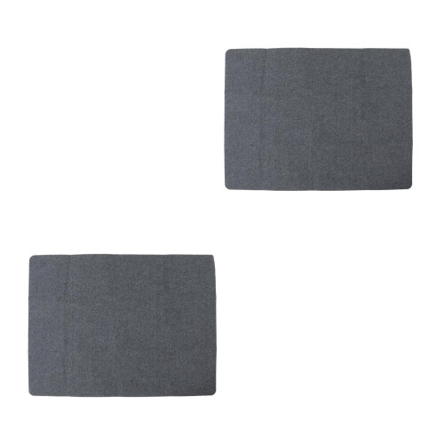 2Pièces De Sol Auto-Adhésif PVC Noir Antidérapant Pour Maison 2