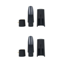 2Ensembles Accessoires Saxophone Alto Noir Ligature Embouchure