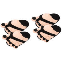 2Paires Costume Pieds Larges Robustes Multicolores Fête