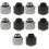 10Pcs Brass G1/4 Threaded Water Cooling System Adapters for Pc Pipes 7