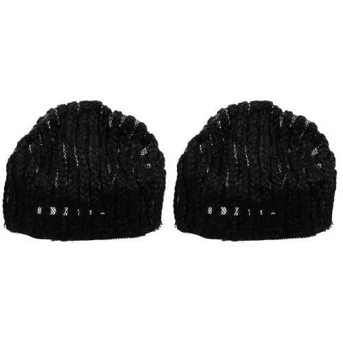 2Pcs Refined Braided Wig Hair Net Liner For Crochet Cornrows