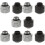 10Pcs Brass G1/4 Threaded Water Cooling System Adapters for Pc Pipes 8
