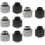 10Pcs Brass G1/4 Threaded Water Cooling System Adapters for Pc Pipes 10