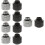 10Pcs Brass G1/4 Threaded Water Cooling System Adapters for Pc Pipes 11