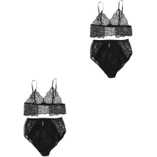 2Ensembles Ensemble Lingerie Féminine En Douce Et Raffinée