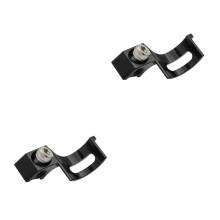 2Pièces Anneaux De Fixation En Alliage Aluminium Noir