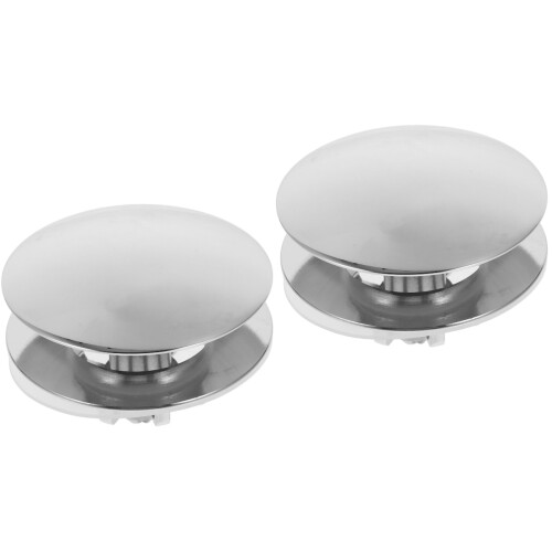 2Pièces Bouchon De Drain En Cuivre Argent
