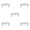 5Pcs Round Stainless Steel Steaming Rack Double Layer Egg Steamer Tray 7