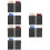 12Pièces Mouchoirs De En Colorés Accessoire Costume 1