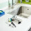 1Ensemble Tige Levier Pour Lavabo Inox Montage Facile 5
