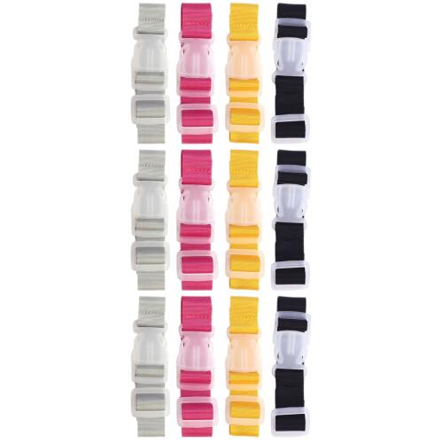 12Pièces Accessoires Boucles Robustes Polyester Divers