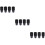 240Pcs Plastic Soilless Plant Net Cups Black Hydroponic Mesh Buckets 1
