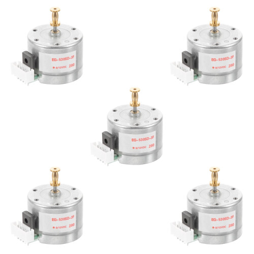 5Pcs Lightweight Silver 3-Speed Motor for Phonograph and Record Player
