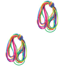 2Pcs Outdoor Kids Elastic Chinese Jump Rope Toy