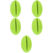 5Pcs Lightweight Green Silicone Probe Holders for Kitchen and Bbq Use
