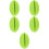 5Pcs Lightweight Green Silicone Probe Holders for Kitchen and Bbq Use 1