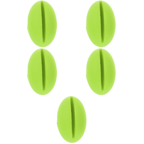 5Pcs Lightweight Green Silicone Probe Holders for Kitchen and Bbq Use