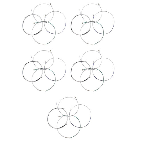 20Pièces Cordes Métal Pour Alto Argentées, Remplacement Durable