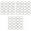 60Pcs Silver Curtain Rings Hook Easy Install Iron Hanging Rings 1