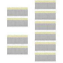 250Pcs Lightweight Green Plastic Eyebrow and Eyelash Brush Applicators