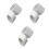 3Pcs White Double Faced Adhesive Tapes Strong Adhesion for Office Use 1