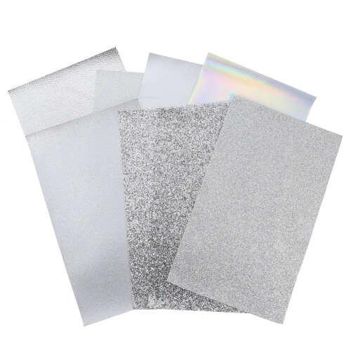 8Pcs Artificial Leather Sheets For Jewelry Making And Diy Bowknots
