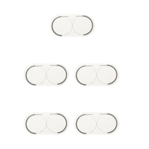 5Pièces Patch De Protection Drum Double Pédale Réutilisable