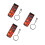 3St Compacte Drumstick Opbergzak Rood Oxford Met Sluiting 1
