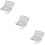 3Ensembles Étuis Lentilles Contact Durable Usage Voyage 1