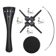 1Set Ebony Cello Maintenance Tools Kit Metal Parts Assorted Color