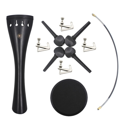 1Set Ebony Cello Maintenance Tools Kit Metal Parts Assorted Color