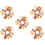 5Pièces Colliers Animaux Halloween Polyester Colorés Usage 1