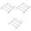 3Pcs High Temperature Ceramic Burning Bracket Multi Color Pottery Tool 5