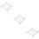 3Pcs High Temperature Ceramic Burning Bracket Multi Color Pottery Tool 10